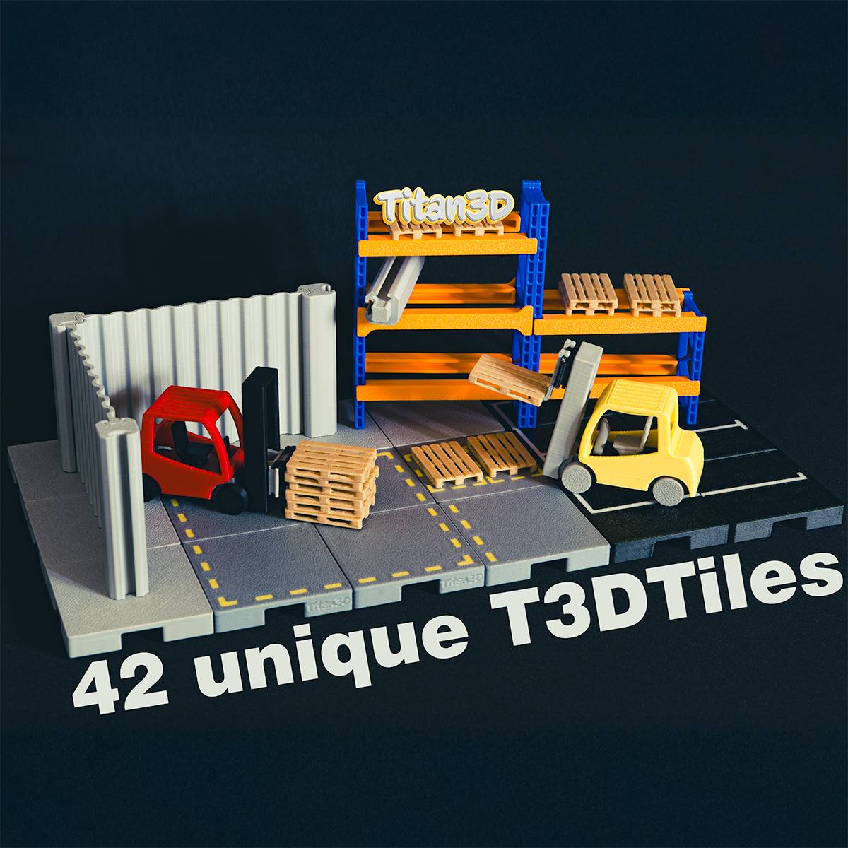 1:50 مقیاس مدولار انبار دیوراما – نسخه T3DTiles