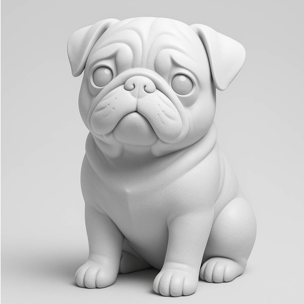 Meta Pug Sculpture 2.0